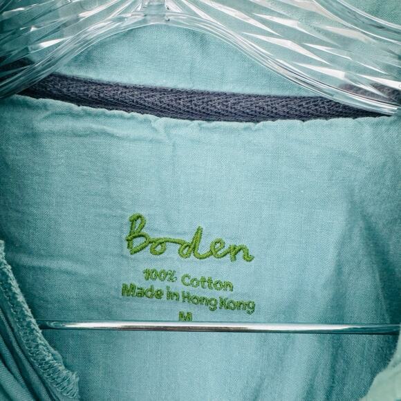 Biden Green And Blue Polka Dot 1/4 Zip Pullover Sweater Women’s Size M - Picture 2 of 7